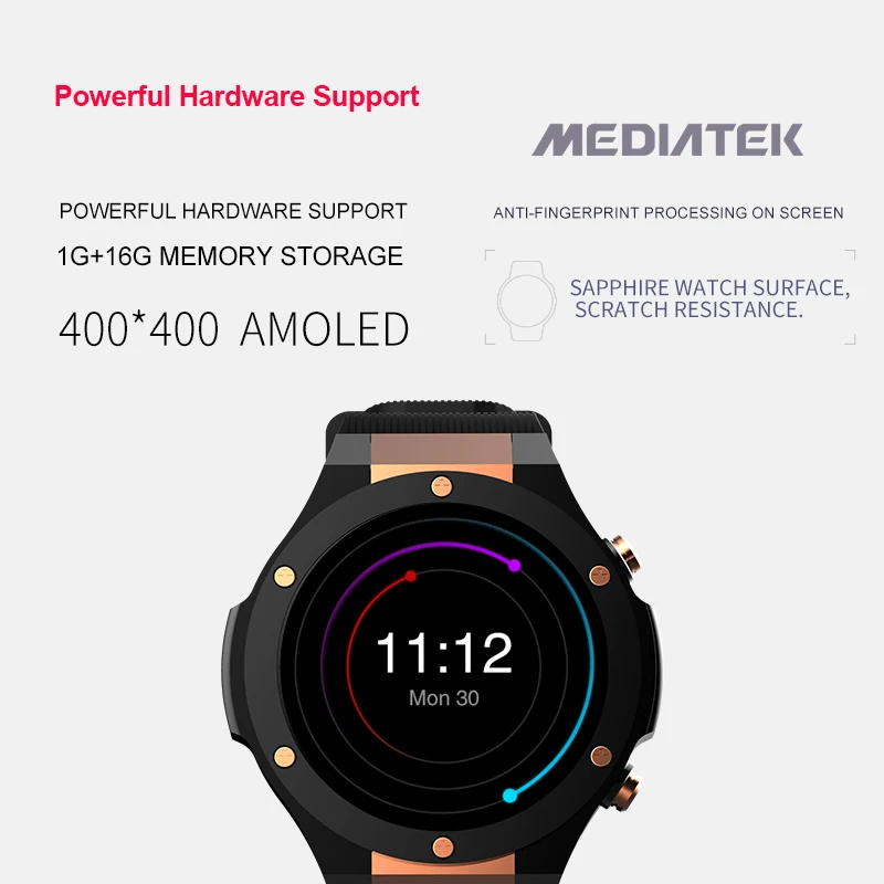 2018 часы MTK6580 H2 android ios 1 г + 16 ГБ Смарт 39 дюймов SmartWatch телефон 3 Wi Fi GPS 5 м сердечного
