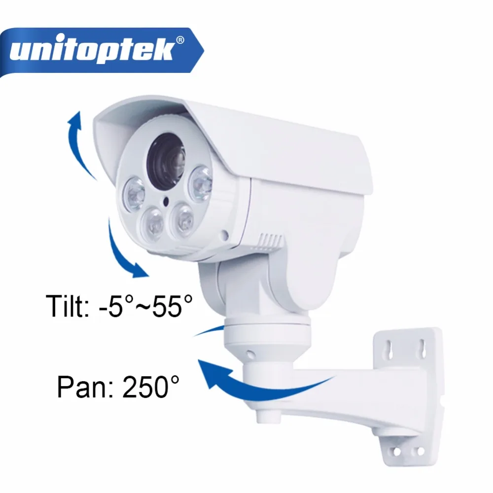 2.0MP PTZ Пуля IP Камера Встроенный POE слот для карты 10X зум Lens1080P проекта Ночное