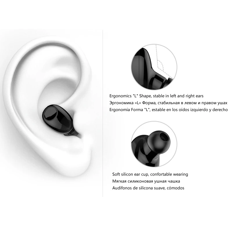 ECHILI двойные беспроводные наушники TWS 5 0 глубокий бас Bluetooth Гарнитуры Hands free для iPhone