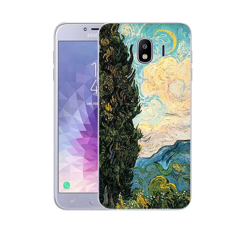 Чехол для Samsung Galaxy J4 2018 чехлы 5 дюйма силиконовый мягкий чехол с рисунком Oill J400