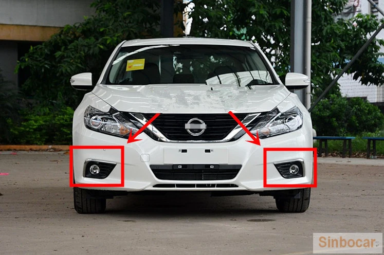 Передний бампер противотуманный светильник ободок накладка рамка для Nissan Altima