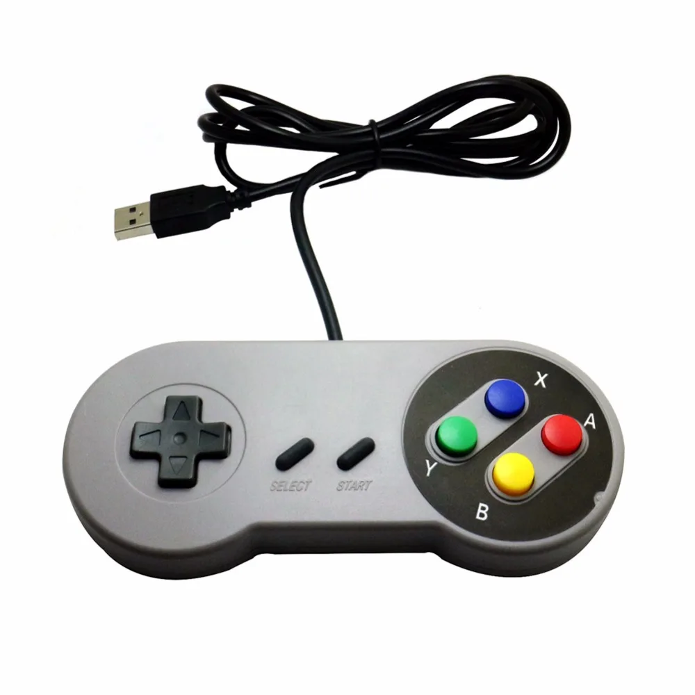 Ручка в стиле ретро геймпад проводной USB контроллер игровой джойстик для Nintendo SNES