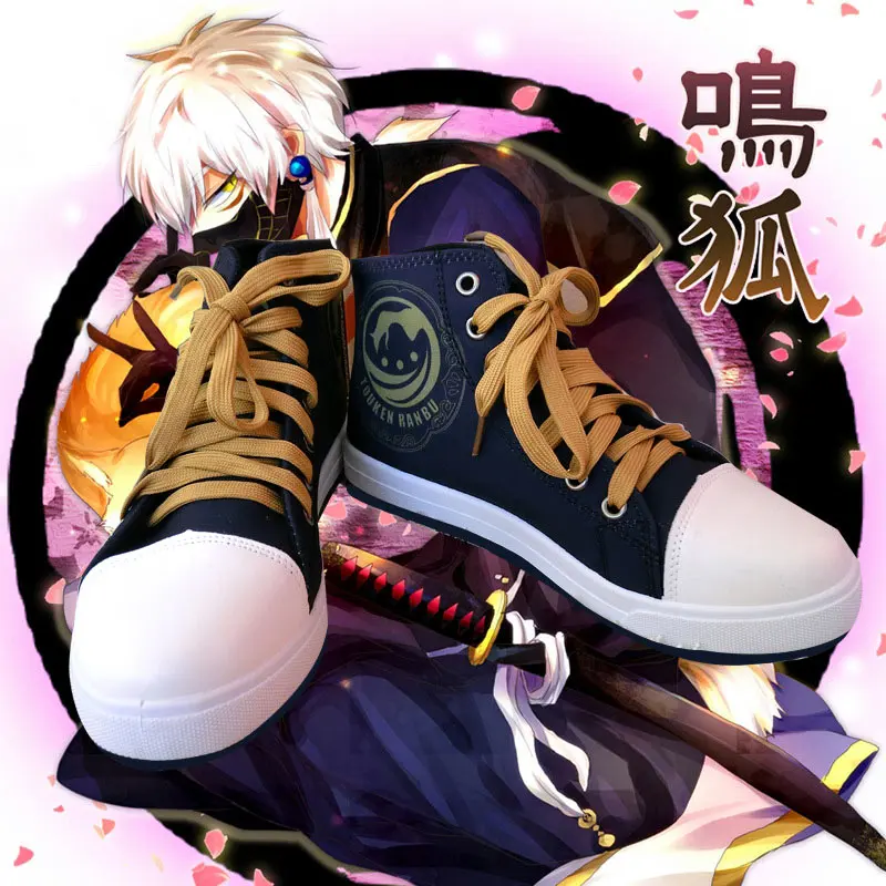 Новинка обувь Touken Ranbu женская и мужская парусиновая с японским аниме Мужская для