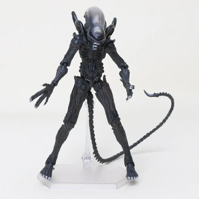 without box 16cm NECA Alien Figma figure SP-109 10th Alien VS Predator 2 PVC Action Figure Model Toy Doll - Цвет: without box