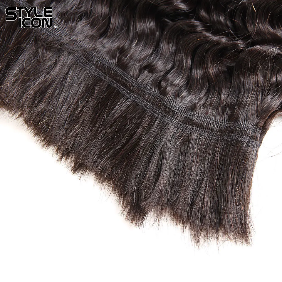 Styleicon основная масса человеческих волос для плетения 4bundles Реми Малайзии глубокая