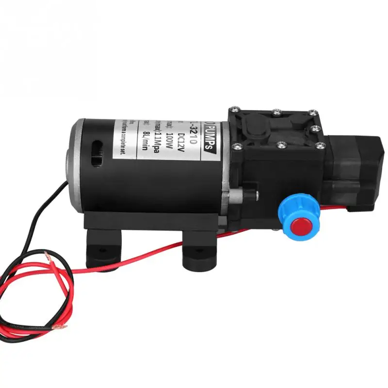 Прочный DC 12V 160Psi 8л/мин мембранный самовсасывающий Электрический водяной насос с