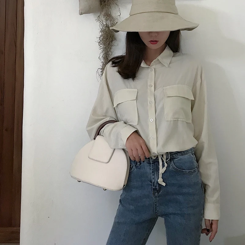 Для женщин рубашки для мальчиков одежда Kawaii Ulzzang Винтаж повседневное свободные