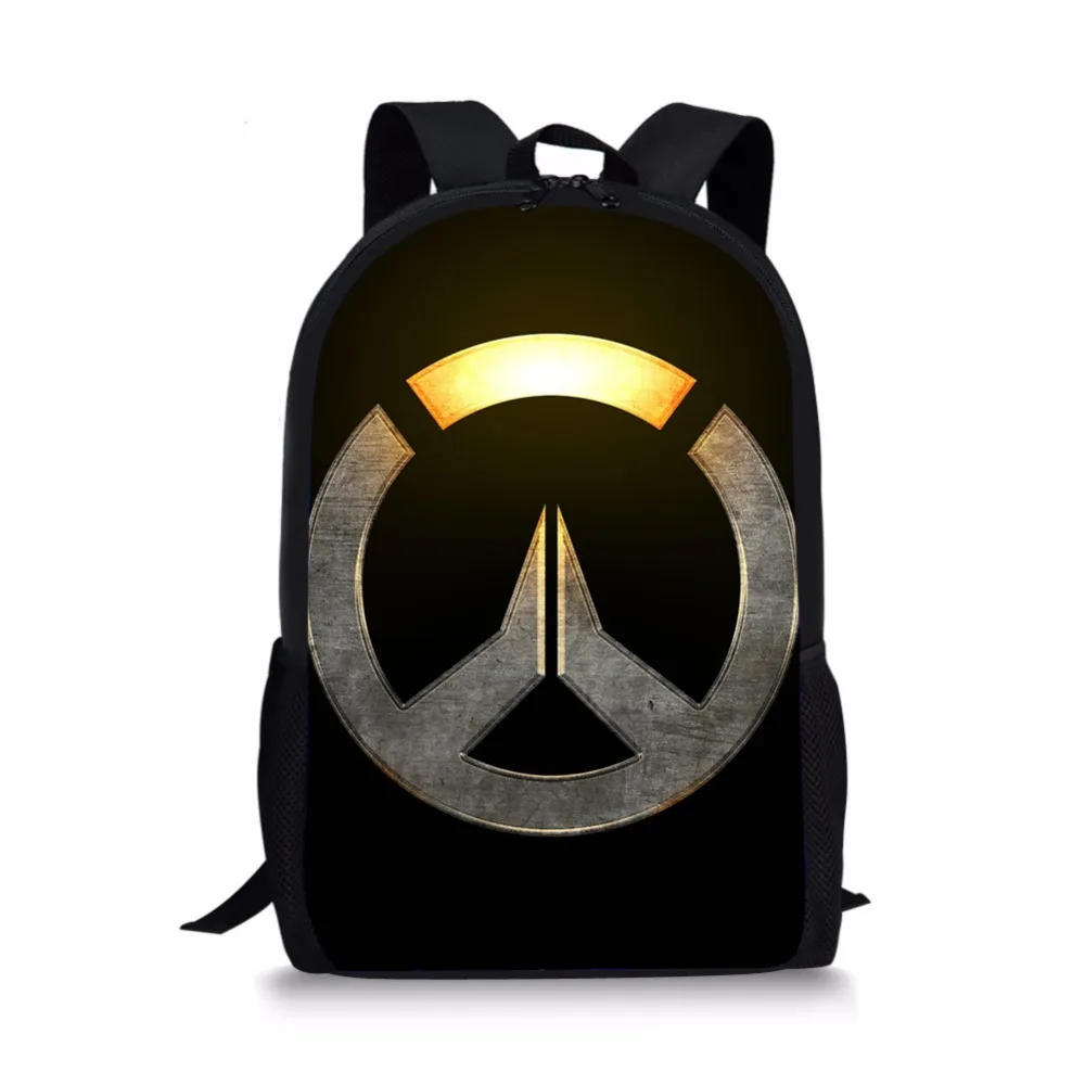 Школьные сумки рюкзаки Overwatch Game Pattern Back pack школьные для девочек и мальчиков