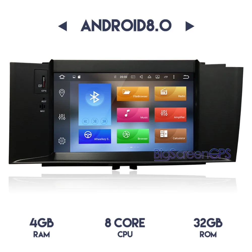 Автомобильный DVD плеер 7 дюймов Android 8 0 1 GPS Navi для Citroen C4 C4L DS4 2012 2016 стерео радио