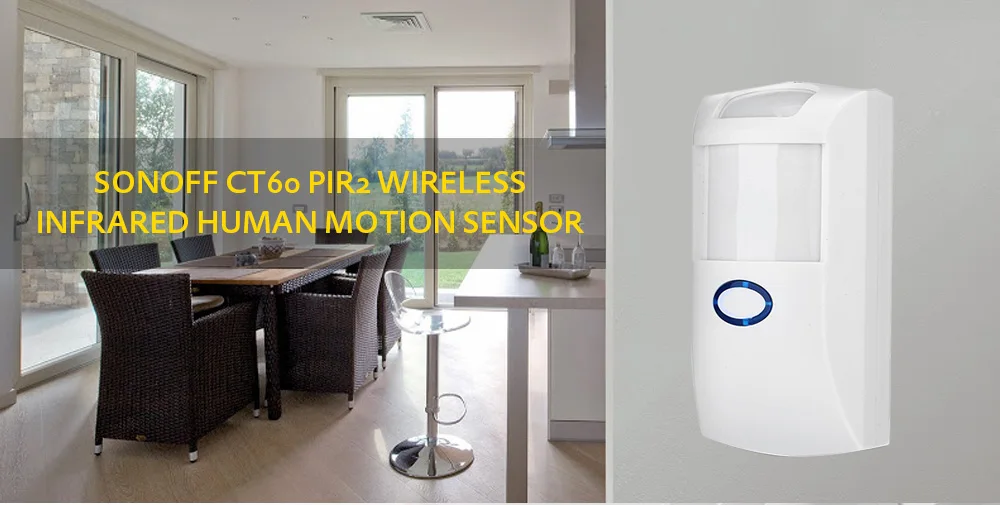 SONOFF CT60 PIR2 беспроводной инфракрасный детектор охранной сигнализации датчик движения человеческого тела для умного дома охранная сигнализация