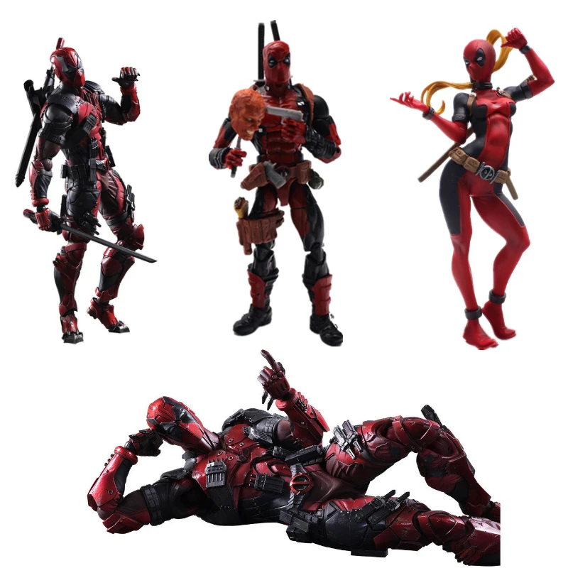Дэдпул стилей X MEN ПВХ Marvel легенды 6 и 12 дюймов Аниме фигурки Модель елочные