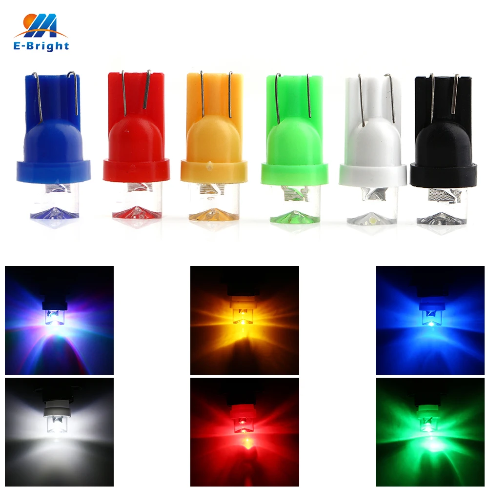 YM E Bright 1000 шт. T10 Светодиодные лампы с клиновидным основанием для лампочек