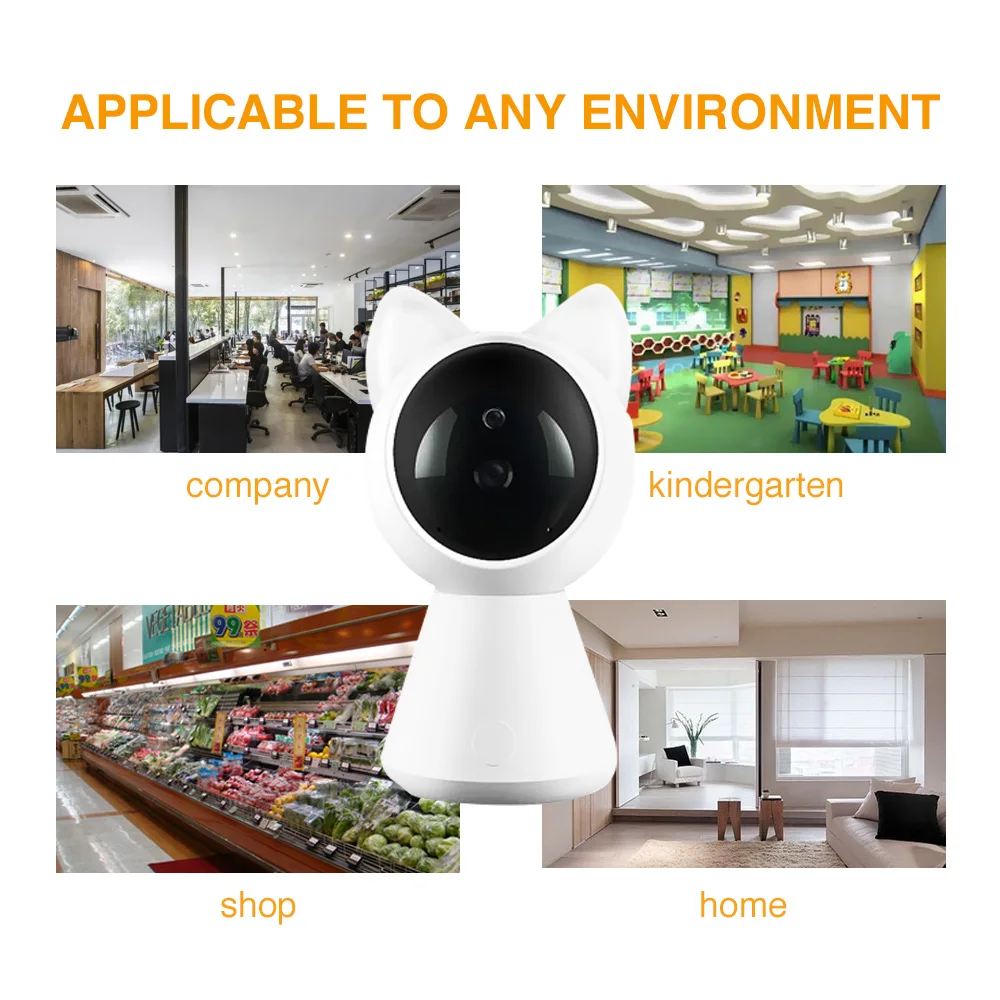 ET HD1080P WiFi IP камера ночного видения домашний монитор безопасности с сигналом