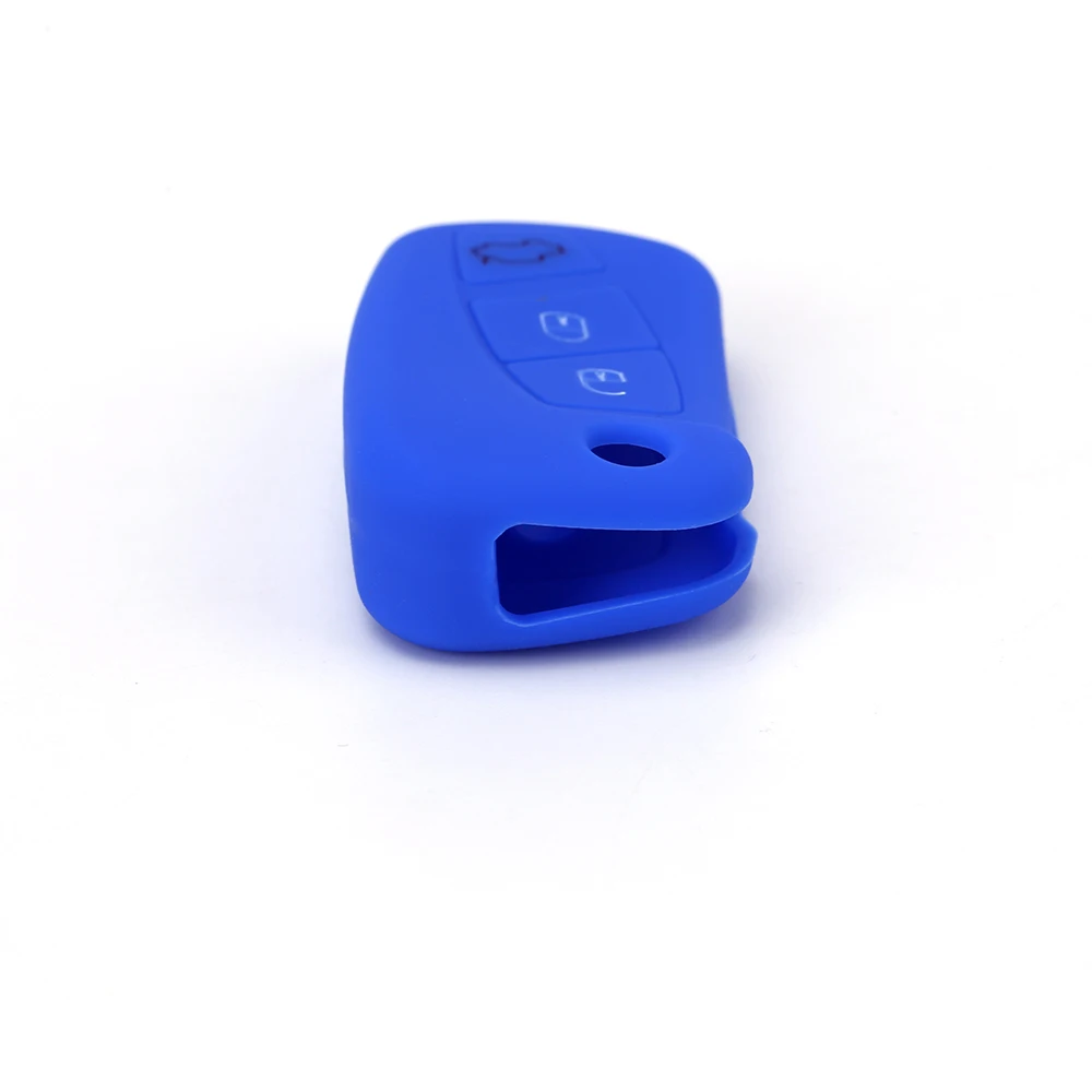 Buy 2 send one 3 Button Remote Silicone Car Fob Key Case Cover For Ford Focus 2019 Smart Keyless Holder Protector | Автомобили и