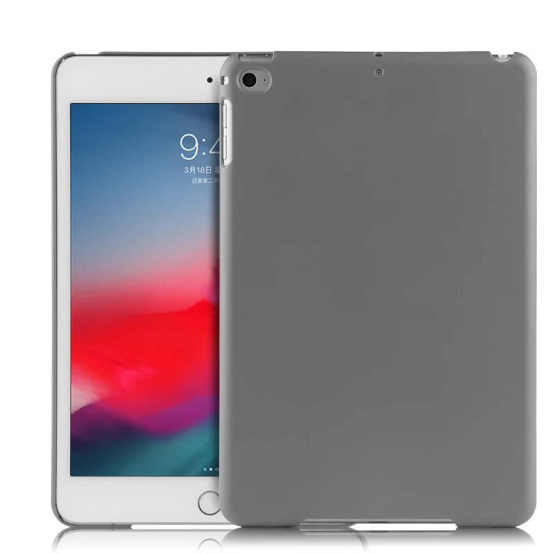 Тонкий пластиковый жесткий компьютер чехол книжка для Apple iPad Mini 5 Mini5 A2133 A2124 A2126 7 9