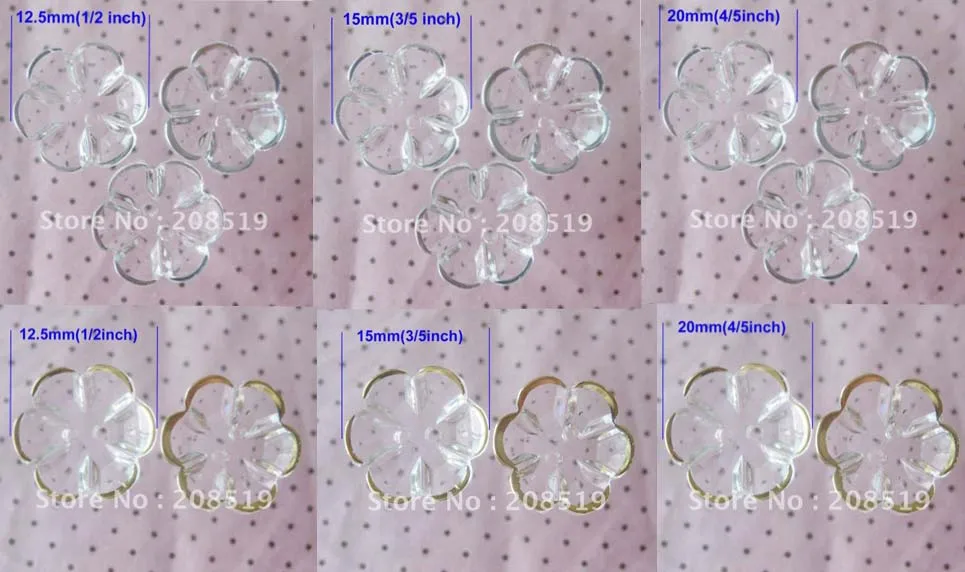 Кнопки для рубашки с серебристыми и золотыми краями 12 5 мм/15 мм/20 мм 100 шт. 2