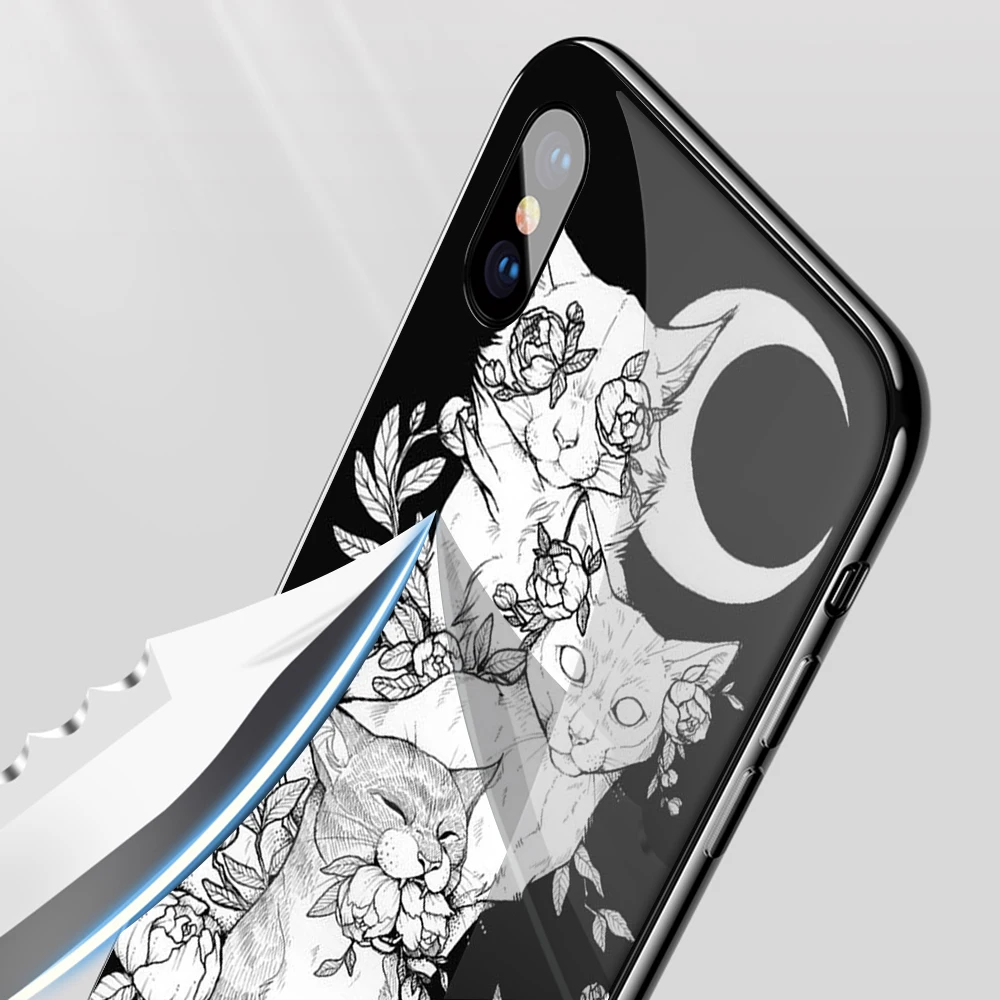 Чехол Lavaza с сердцем и идеями из закаленного стекла ТПУ для iPhone 6 6S 7 8 Plus 5 5S SE XR X XS 11