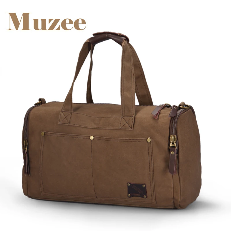 Muzee, дорожная сумка, большая вместительность, Мужская ручная сумка, дорожная сумка для путешествий, сумки из парусины, сумки на выходные, многофункциональные дорожные сумки