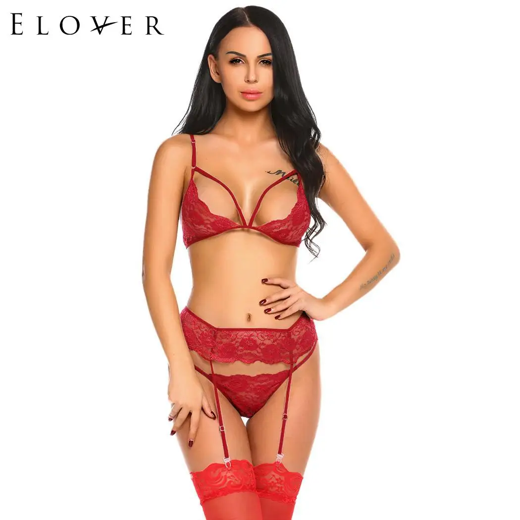 Elover Baby Doll сексуальное нижнее белье подвязка для женщин стринги без подкладки
