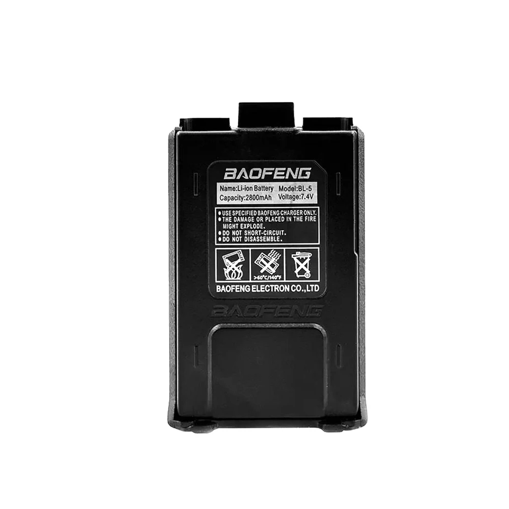 2 шт./лот BAOFENG UV-5R BL-5 7,4 в 2800 мАч литий-ионный аккумулятор для Pofung Walkie Talkie UV5R SeriesTwo Way радио