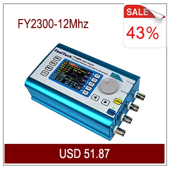 Feeltech FY6800-60 генератор сигналов прямой цифровой синтез генератор частоты сигналов синтезатор