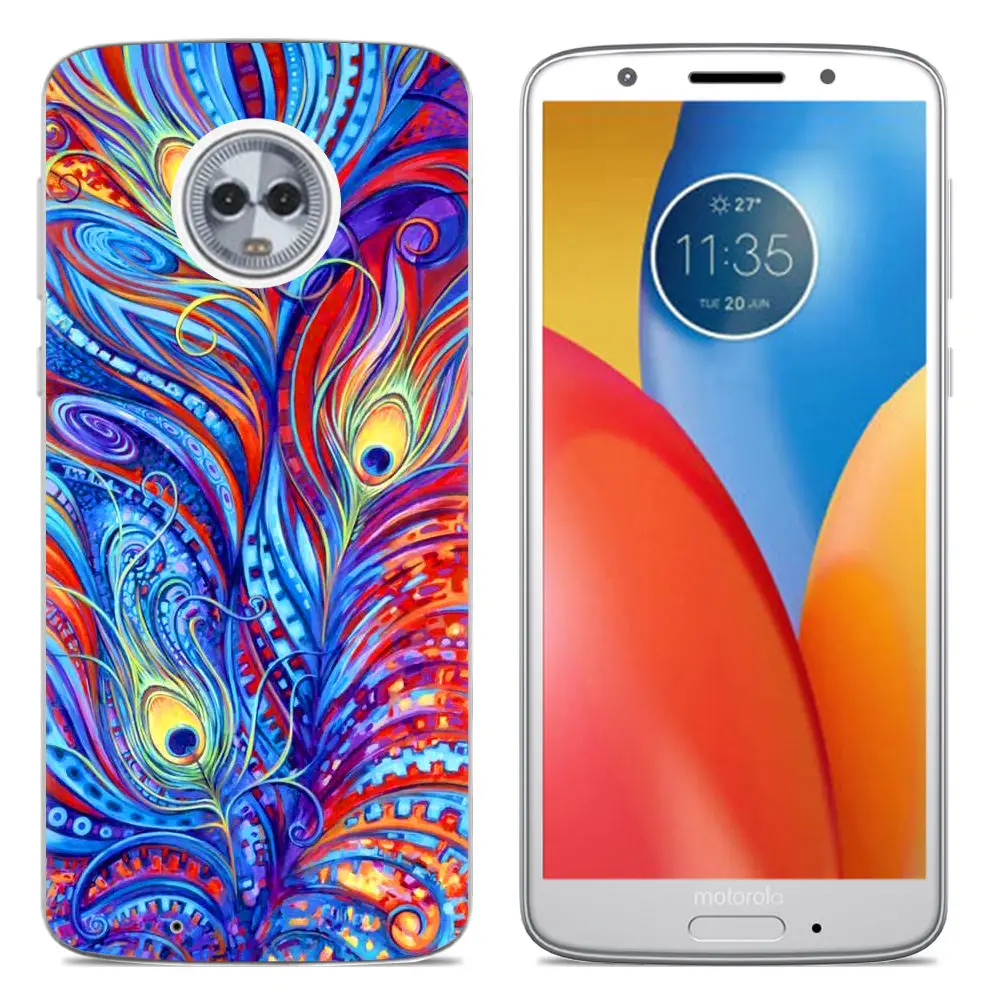 Чехол для телефона Moto G6/1s Z3/Z3 Play G6 Plus XT1925 XT1926 милый модный дизайн художественный