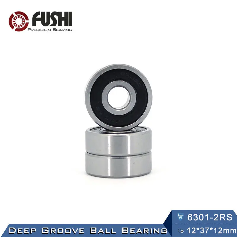 6303RS подшипник ABEC-3(2 шт) 17*47*14 мм Глубокий паз 6303-2RS шарикоподшипники 6303RZ 180303 RZ RS 6303 2RS EMQ качество