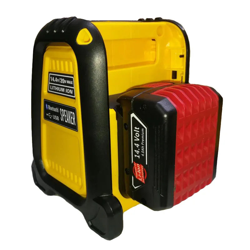 Часть инструмента Bluetooth Динамик MP3 плеер громкий Динамик Усилитель 15 Вт для DeWalt Makita Милуоки Bosch 18V 20V ионно-литиевая Батарея