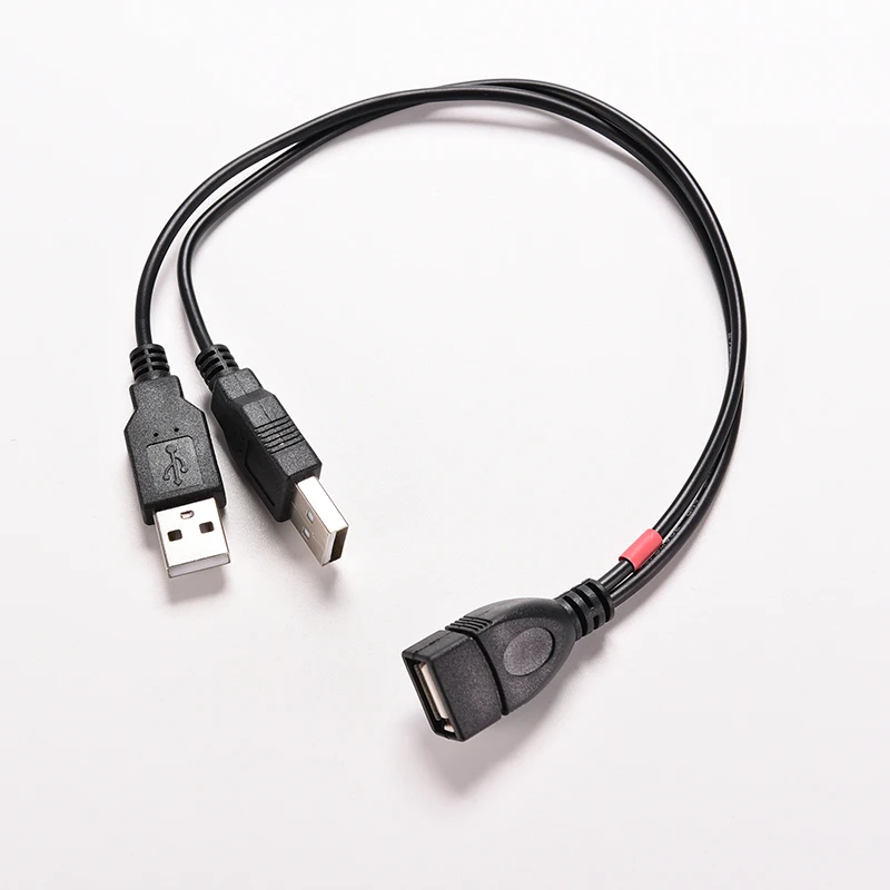 1 шт. USB 2 0 Женский усилитель мощности на штекера кабель для передачи данных