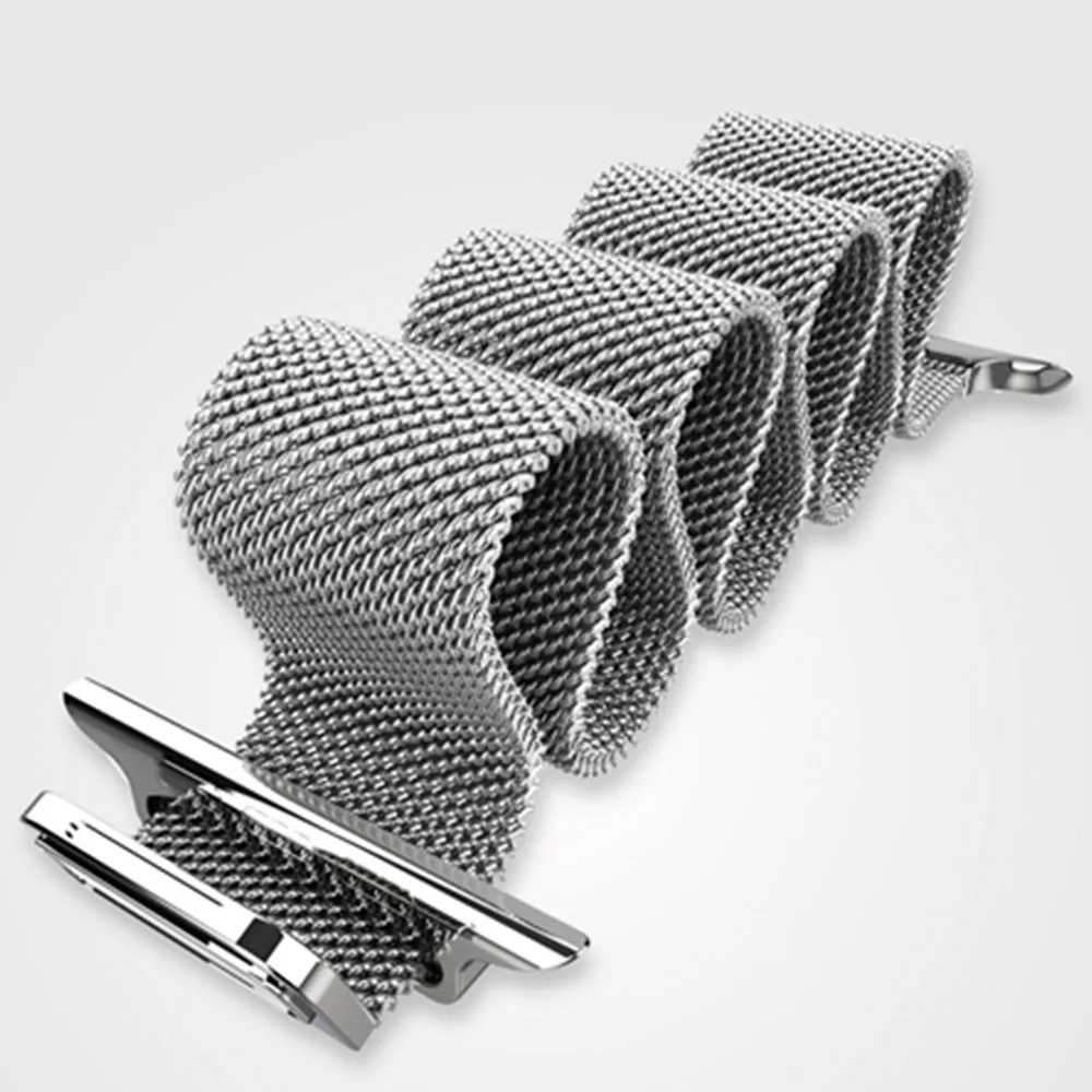 Миланский Браслет, Браслет Нержавеющая сталь ремешок для наручных часов Apple Watch 40/44 мм, 38 мм/42 мм, браслет, ремешок для наручных часов iwatch серии 4/3/2/1