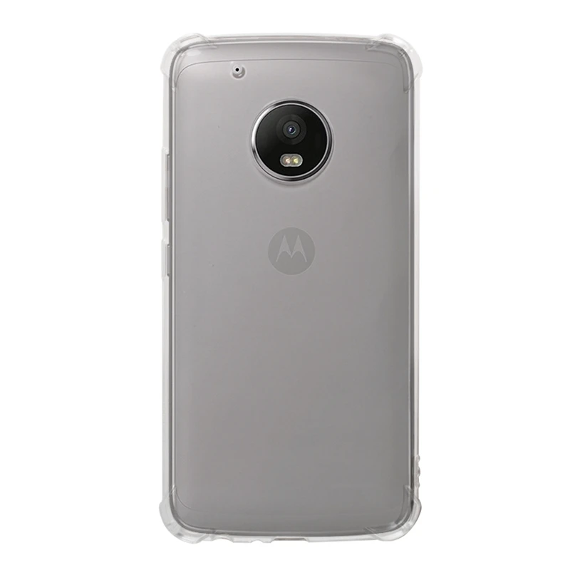 Luxur HD Прозрачный чехол для Motorola Motor G5 мягкий TPU двигателя Plus защита от пыли подушка