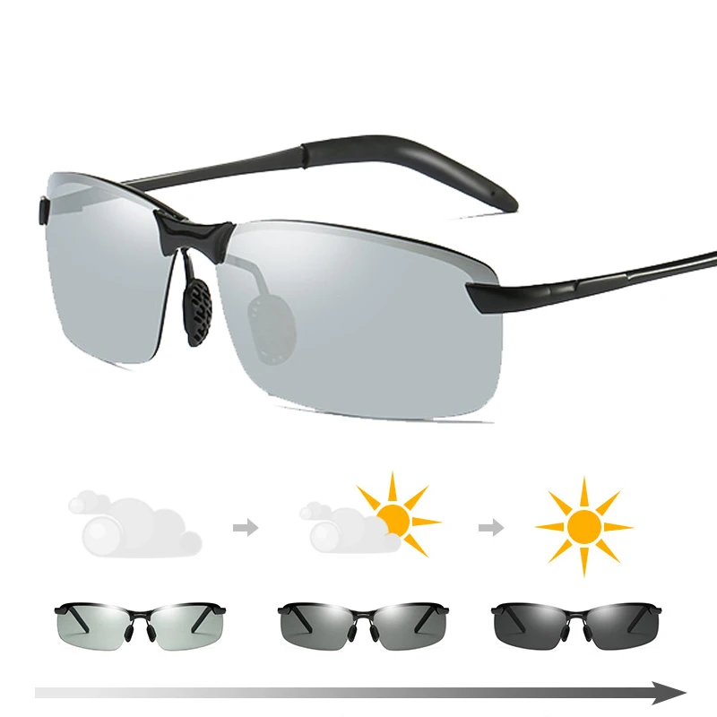 Фотохромные солнцезащитные очки Хамелеон мужские винтажные Lunette De Soleil женские Sol