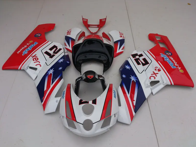 Комплект обтекателей для мотоциклов DUCATI 749 999 03 04 ducati 2003 2004 ABS красные | Полные комплекты обтекателей -32846654894