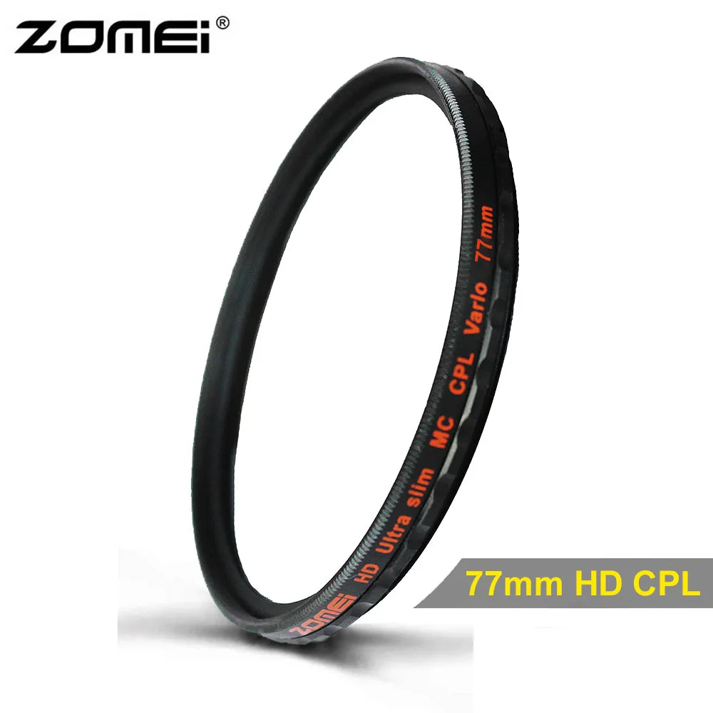 Zomei 77 мм CPL фильтр с многослойным покрытием MC HD Pro оптическое стекло круговой