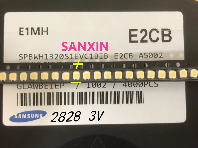 50 шт. светодиодная подсветка для ЖК-телевизора SAMSUNG TT321A 1 5 Вт 3 в 3228 2828 | Лампы и