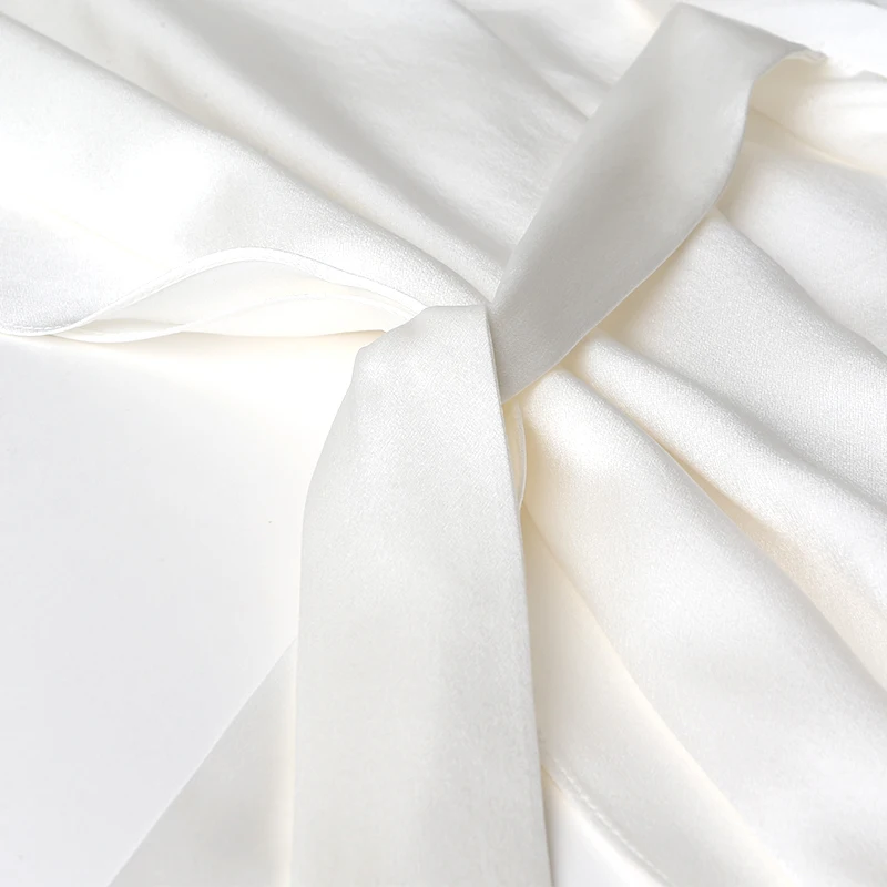 Вуа креп натуральный белый сатин ремешок асимметричный 2017 ремень женский летний