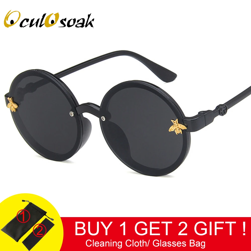 Детские солнцезащитные очки в стиле ретро модель 2019 года детские конфетных