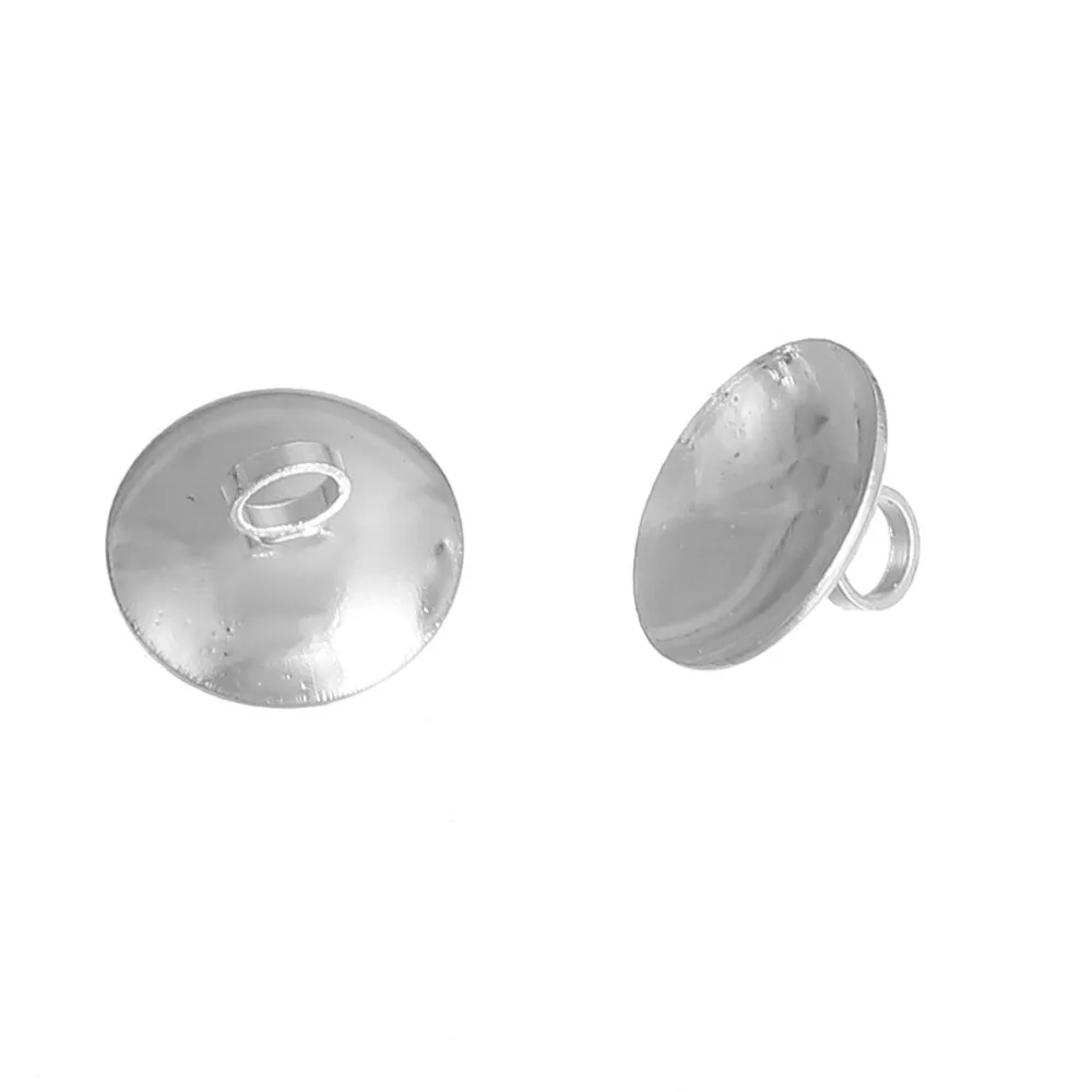 DoreenBeads медный серебристый цвет колпачки из бисера с петлей для стеклянных