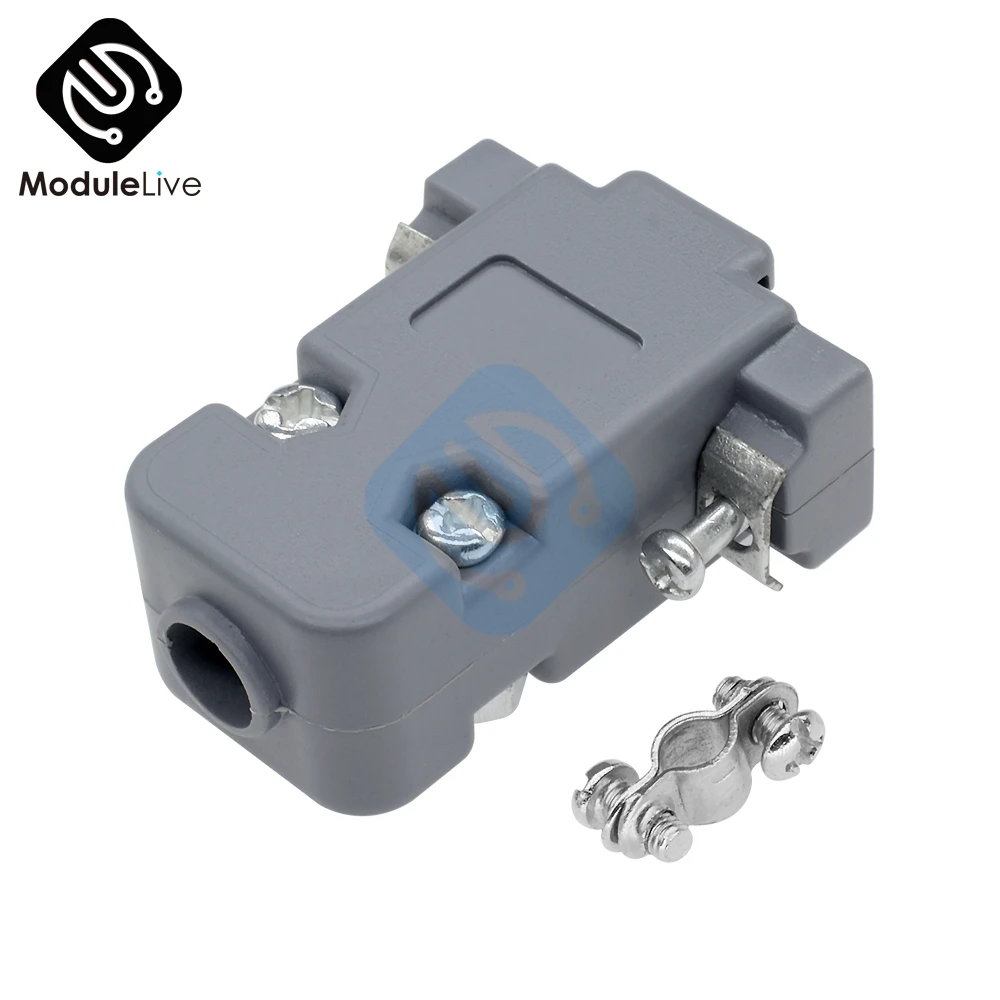 

10 шт. пластиковая крышка капота для разъема преобразователя 9Pin или 15Pin D-Sub DB9 DB15