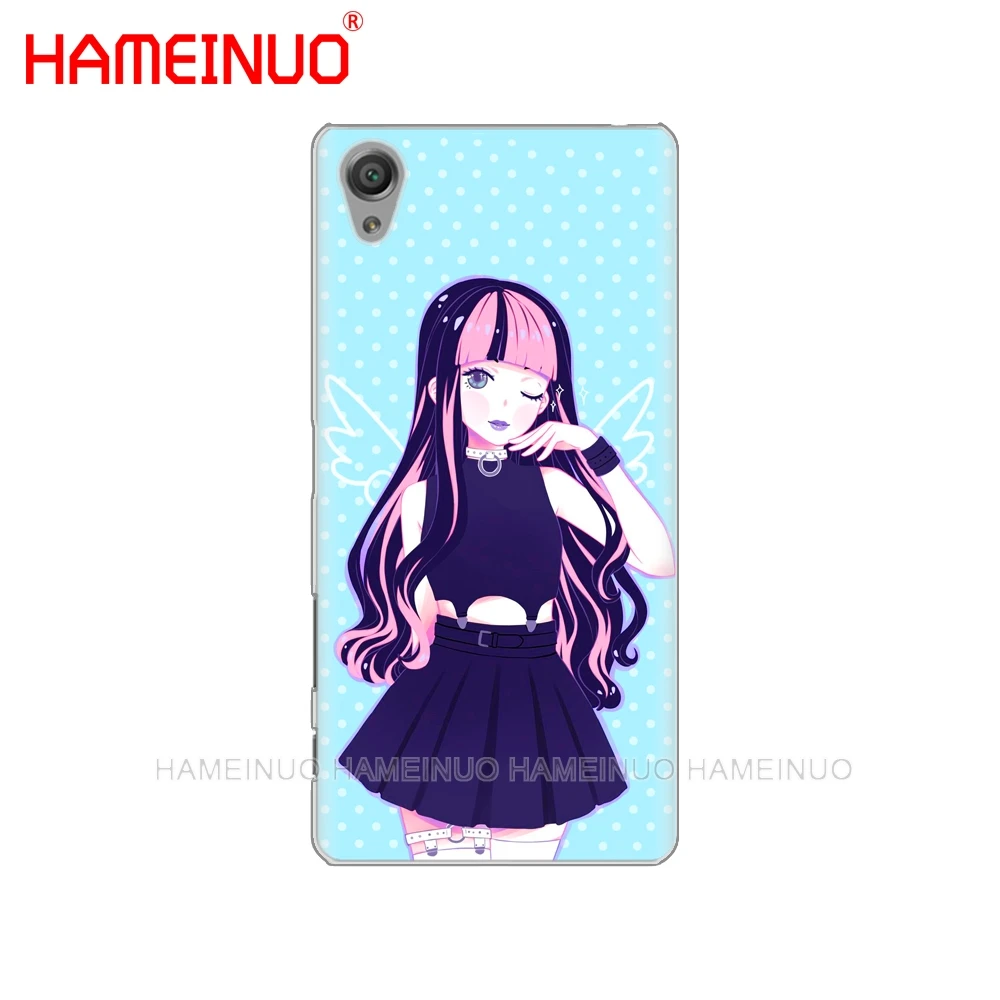 Чехол для телефона HAMEINUO Pastel Goth Girl Bats Радужный чехол sony xperia C6 XA1 XA2 XA ULTRA X XP L1 L2 XZ1 compact