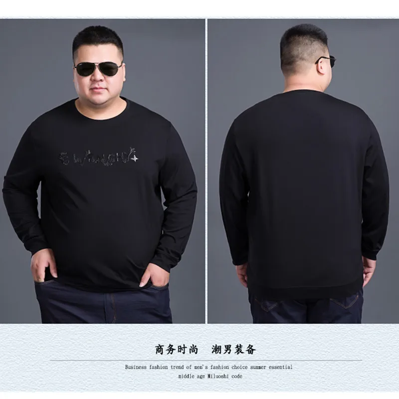 10XL 8XL 6xl 5x Оптовая Продажа брендовая одежда футболка с длинным рукавом Для мужчин