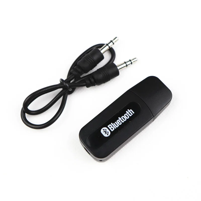 USB Bluetooth аудио приемник A2DP ключ стерео музыкальный приемник беспроводной адаптер для автомобиля AUX Android/IOS мобильный телефон 3,5 мм разъем