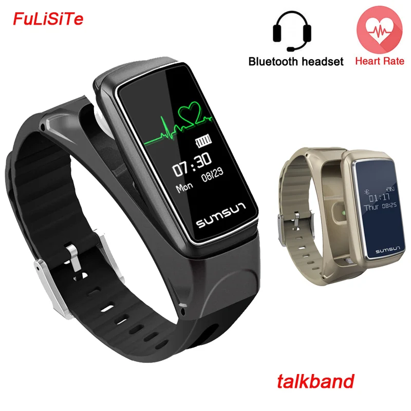 Smart Bracelet B7 Bluetooth Earset Style Heart Rate Monitor Watch OLED Fitness Tracker for Android/IOS | Электроника
