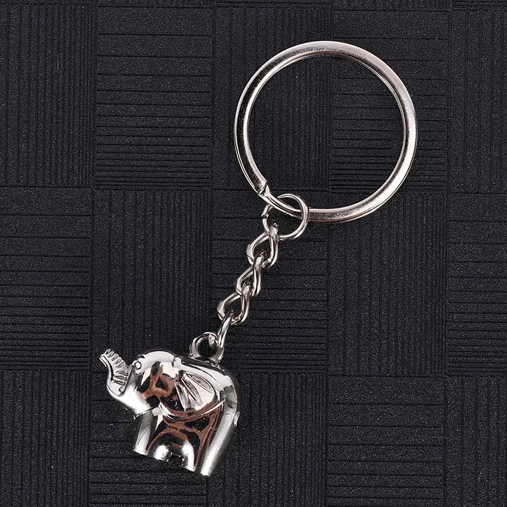 1 шт. модный стиль милый брелок для питомцев в виде слона серебристый и золотой