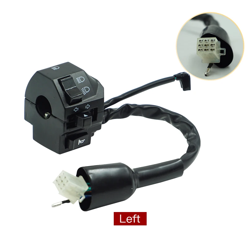 Переключатель для мотоцикла 7/8 дюйма 22 мм налобсветильник световой сигнал