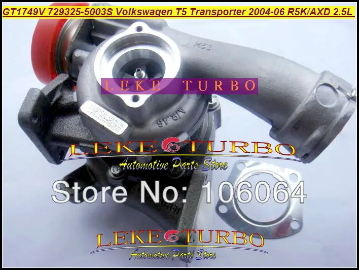 Бесплатная доставка GT1749V 729325 5003S 5002S 070145701K Turbo для Volkswagen VW T5 автобусный транспортер