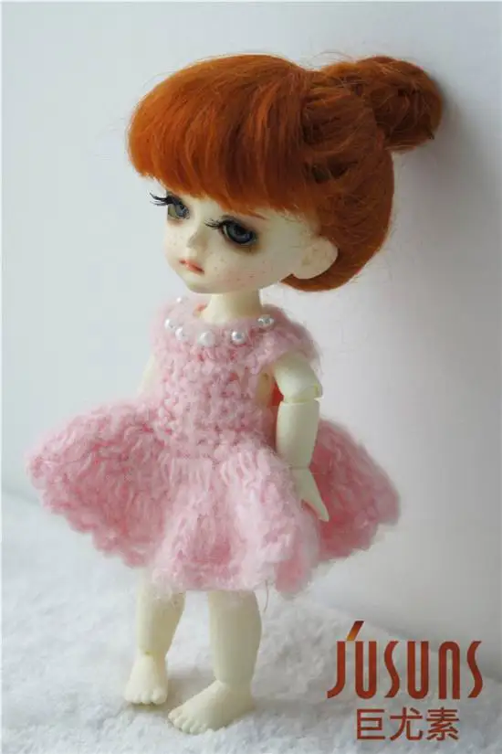 JD049M 1/8 милые куклы мохер парики 5-6 дюймов до стиль BJD парики 13-15 см куклы аксессуары
