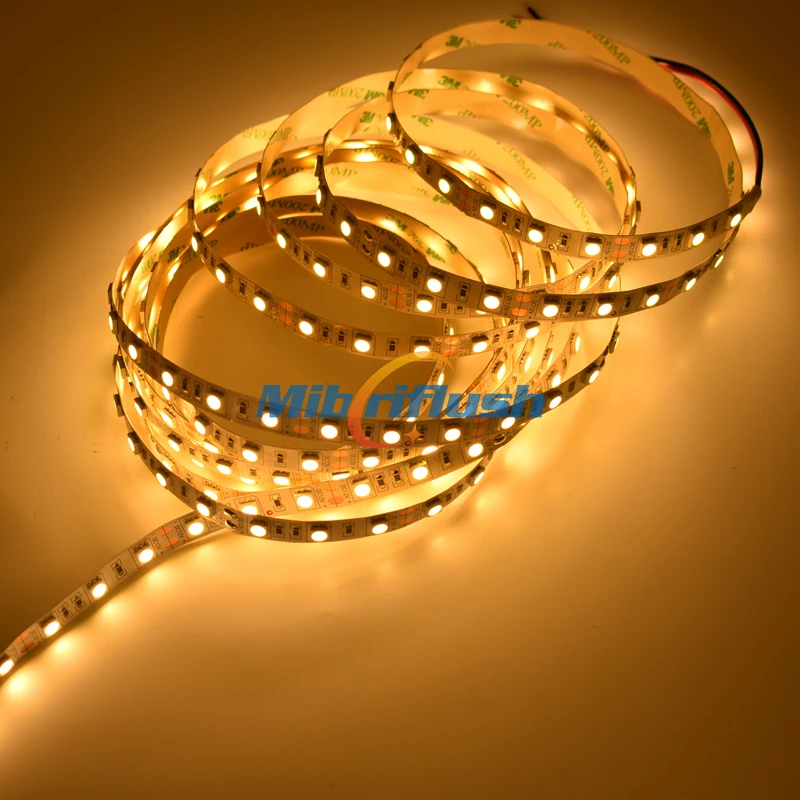 Светодиодная гибкая лента SMD5050 неводостойкая 24 В теплый белый/RGB | Лампы и