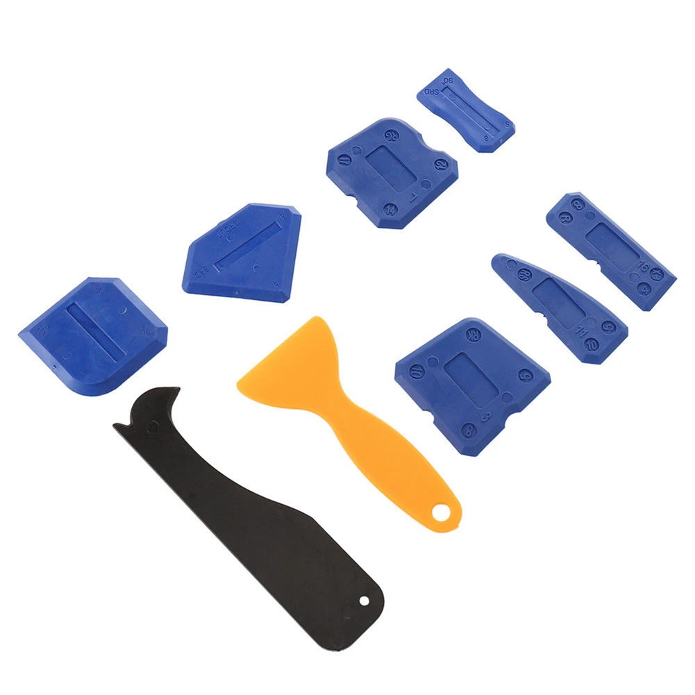 9pcs Handheld Caulk Angle Cleaning Glue Remover Sealant Shovel Tool Set Seamless Joints Household Scraper Corner DIY | Дом и сад