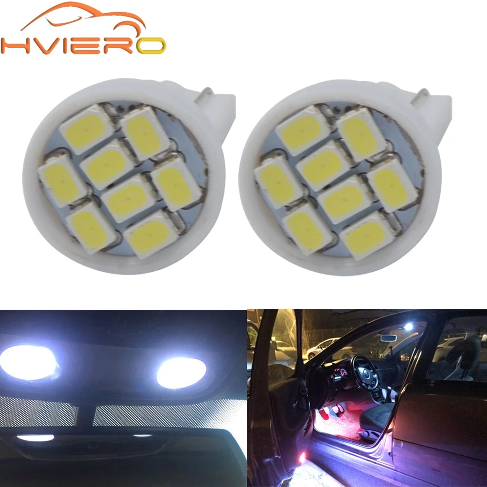 2 шт. белый автомобильный Led T10 W5W 194 3020 купольный светильник 8 светодиодов